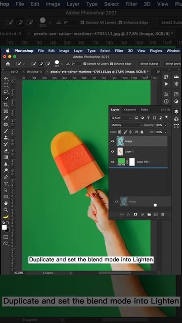 Bring Back The Shadow | #Shorts #Shortsfeed #Photoshop #Tips #Tricks #Hacks #1min  #Graphic #Design