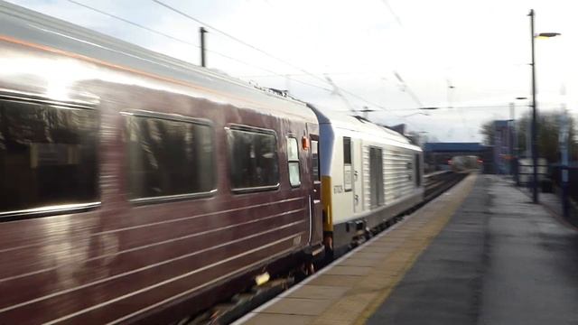 DB Class 67 & Mk3 DVT pass Alnmouth (16/1/19) смотреть онлайн