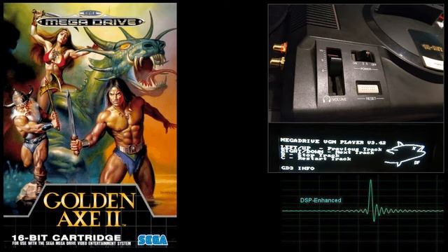 Sega Megadrive Soundtrack Golden Axe 2 Track 7 Ruins Real Hardware DSP Enhanced смотреть онлайн