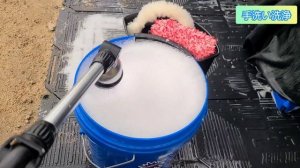 雪、花粉、黄砂、黒い車のドロドロ汚れを洗車で落とします。@ss-carlife さんから頂いたサンプルシャンプーお試しもアリ #洗車 #carwash #ながら洗車 #carpro