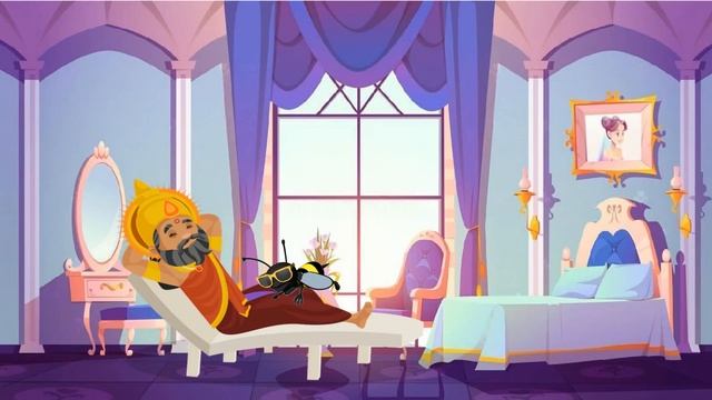 राजा और मूर्ख बंदर Story in Hindi | Cartoon and Animation story for Kids | Short Story with Moral смотреть онлайн