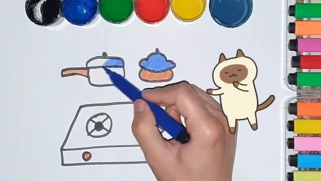 Enkel ritning för barn Easy drawing for kids Легкий рисунок для детей смотреть онлайн