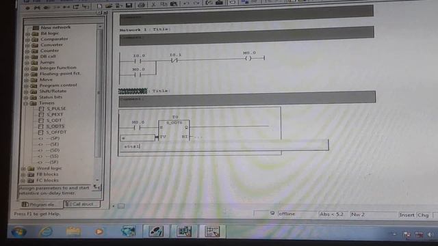 #Industrial Automation # siemens(300) Topic__used  Timer......S-ODTS