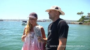 Mimi Macpherson tries her luck at "Pick the Podium"