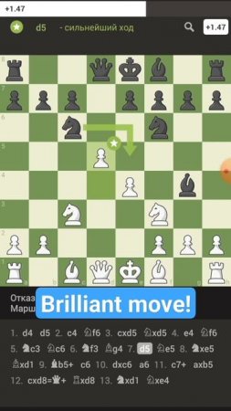 Brilliant move! #chess #chessgame #checkmate #chesscom #шахматы #shorts