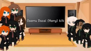 Harry Potter react to Harry as Dazai and Draco as Chuuya 1/2