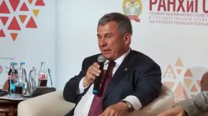 Рустам Минниханов о будущем Татарстана: «Самое главное -- это люди, обученные и грамотные»
