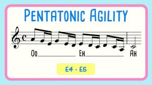 Pentatonic Descending Riffs and Runs for Vocal Agility | Oo Eh Ah