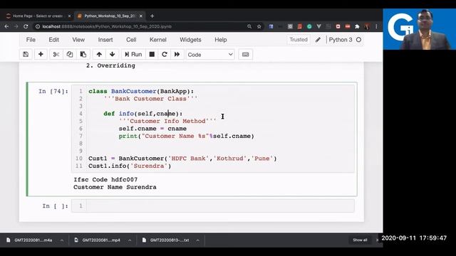 Python Object Oriented Programming - Tutorial 4 [ What is polymorphism? | Overriding | Overloading