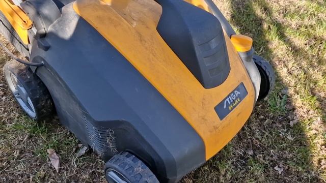 Опыт зксплуатации скарификатора STIGA SV415E. Поломки. смотреть онлайн