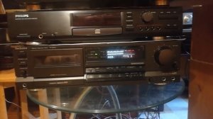 Technics RS-B555.test.nfj fxaudio tube preamp.wega cv210power amp.SX370summit