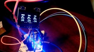 Esp8266 weather station + 2x DS18B20