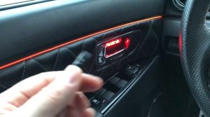 Mazda 3 bk. Подсветка внутренних ручек открытия дверей, неоновая подсветка дверей. Ключ-инвертор.