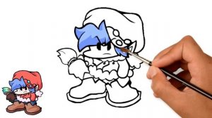 FNF Drawing Soft Boyfriend Screaming ★ Friday Night Funkin'