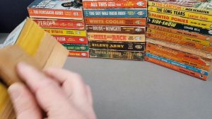Unintentional ASMR - Cleaning The Collection -  Part 16 -  Vintage Corgi Paperbacks - Part 1