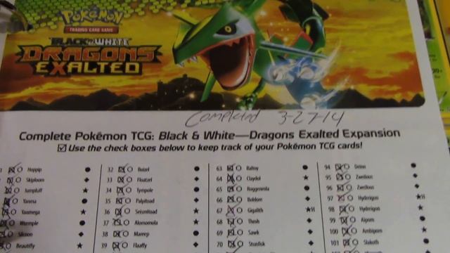 COMPLETE COLLECTION OF DARK EXPLORERS AND DRAGONS EXALTED POKEMON CARDS!! смотреть онлайн