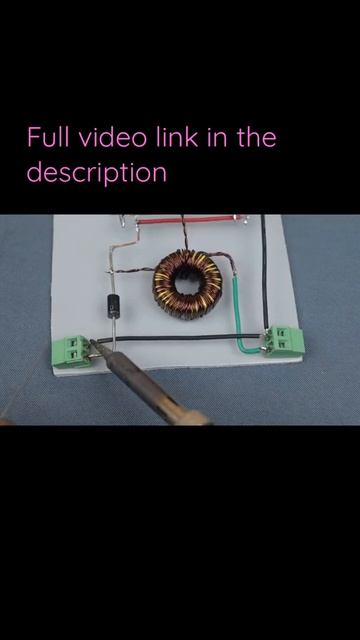 3.7V powerful 1200W boost converter#shorts смотреть онлайн