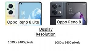 Oppo Reno 8 Lite vs Oppo Reno 8 Comparison