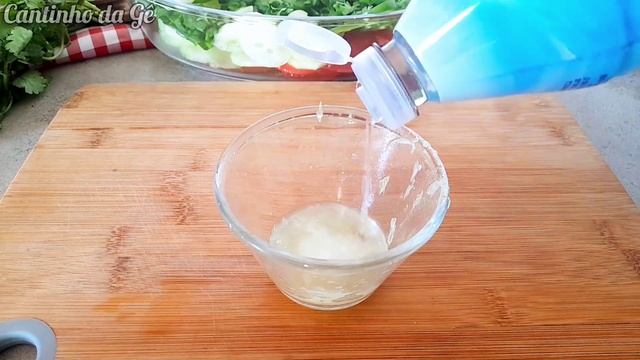Salada Caseira Simples e Deliciosa | Receita Fácil e Rápida | Cantinho da Gê