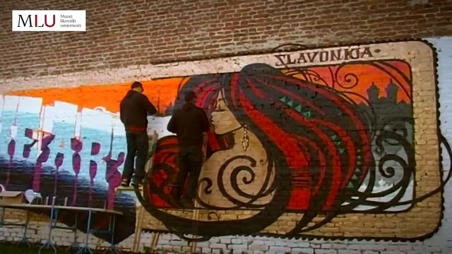 Graffiti artist Inkie @ MLU Osijek смотреть онлайн