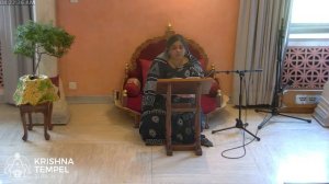 Morning Lecture by HG Radhapriya Devi Dasi