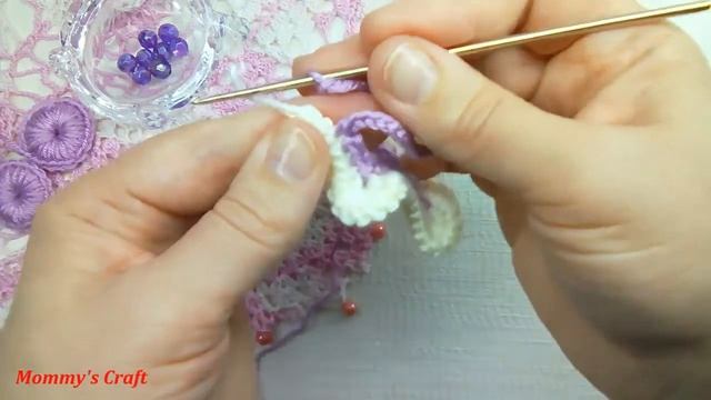 Mотив / для маски/Motif Crochet Mask Connector Tutorial/Easy смотреть онлайн