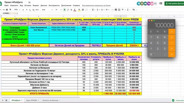 #РойДело за 1 сутки продано 30% долей на Морскую Деревню смотреть онлайн
