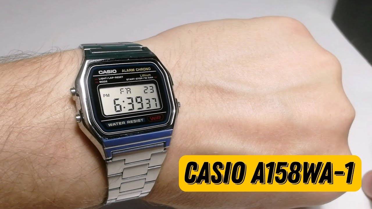 Пересмотрел сериал ОСД и купил себе часы Casio A158WA-1 Vintage! Теперь доволен как удав!