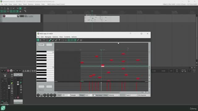 02.4. Basics of MIDI in Reaper