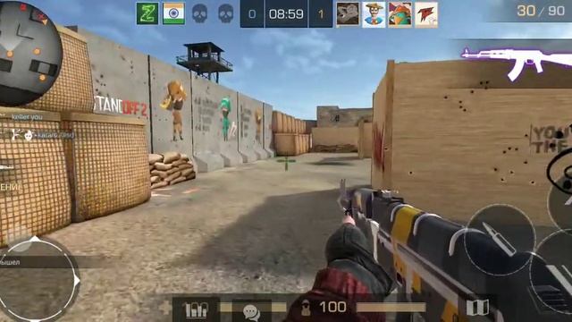 Играю в Standoff 2 захвата флага и заклатка бобы смотреть онлайн