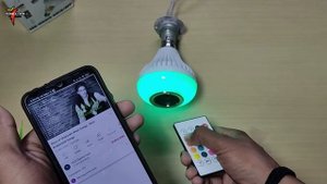 LED Bulb with Music Speaker Unboxing & Review | LED Music Bulb App | Sasta RGB Smart Bulb |