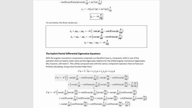 Orbital Angular Momentum Eigenfunctions | Quantum Mechanics