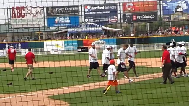 Bench Clearing "Brawl" @ J.J. Watt Charity Softball Game.
