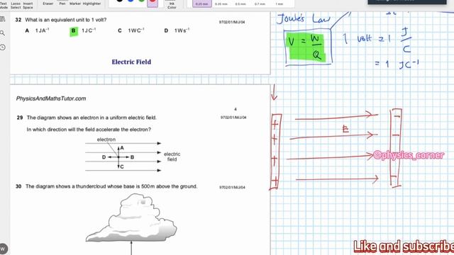 ELECTRIC FIELD STRENGTH || AS LEVEL PHYSICS PAST PAPER 1 TOPICAL CHAPTER. смотреть онлайн
