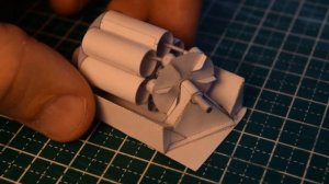 Axial piston paper motor / Аксиально-поршневой бумажный мотор