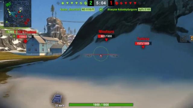 Wot Blitz. FV215b (183) Бабаха. Гравитация смотреть онлайн