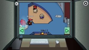 The Henry Stickman Watching Among us Airship Fun Play with Mini Red