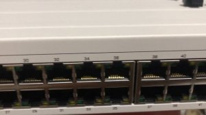 Testing Running Mikrotik CRS354-48G-4S+2Q-RM | Mikrotik SFP 10G QSFP 40G