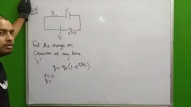 Electrostatic Capacitance 19 : RC Circuit - How to Solve Circuit with Resistor & Capacitor both смотреть онлайн
