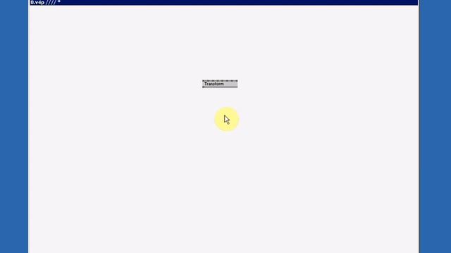 OLD Tutorial 2: Moving and Scaling and Node creation.