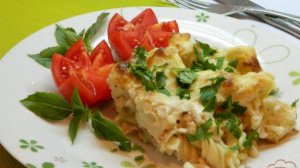 Запеканка из макарон и цветной капусты