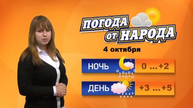 "Погода от народа" на 4 октября с Кристиной Костиной смотреть онлайн