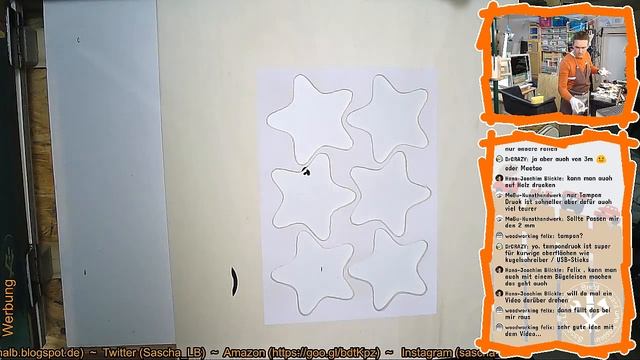 Sascha LB Livestream 3 - Siebdruck auf Holz смотреть онлайн