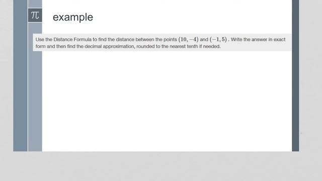 Intermediate Algebra 11.1 Distance & Midpoint Formulas смотреть онлайн