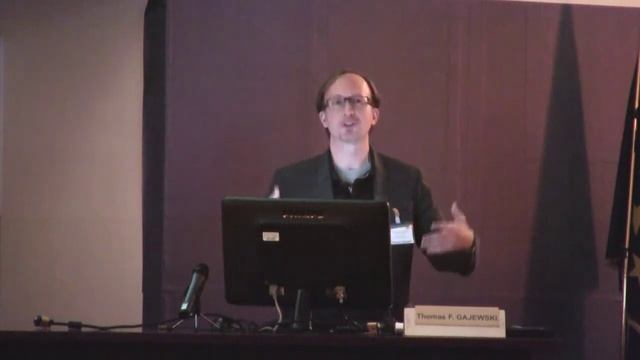 Thomas F. Gajewski's Talk at IFN Fundamentals 2014 @ ISS - Rome смотреть онлайн