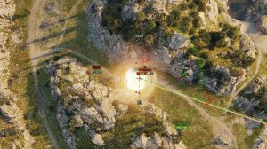 Раш притивника не удался. Более 5600 суммарки. Bat_Chatillon 155 55. Монастырь. 20250118_2255.