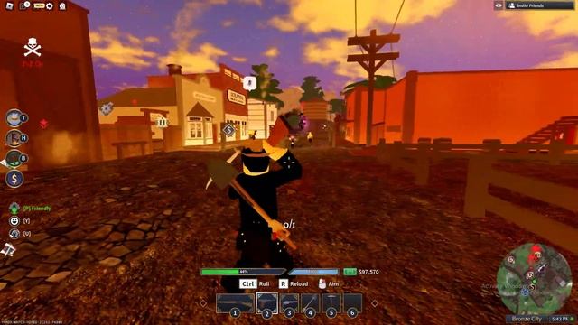 Getting the Martini Henry and clutching with it (The Wild West) смотреть онлайн