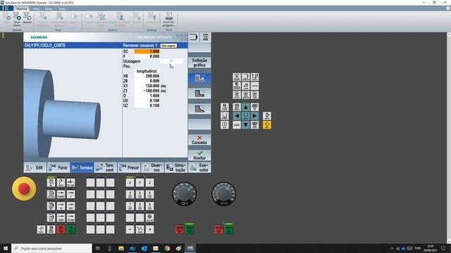EP.2 - SIEMENS SINUMERIK - CICLO DE CORTE/DESBASTE - TORNEAMENTO смотреть онлайн