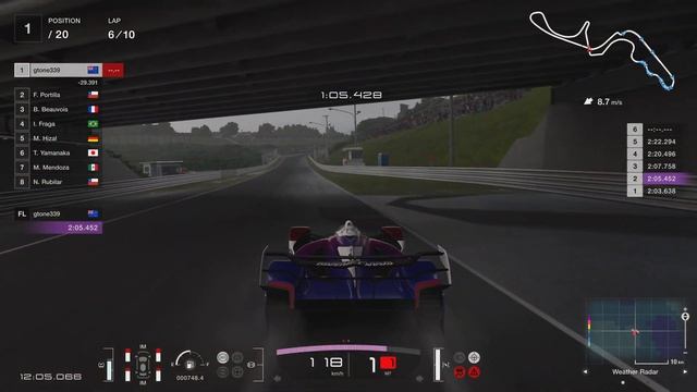 Heavy Rain in Suzuka circuit | Gran Turismo 7 PS5 4K смотреть онлайн