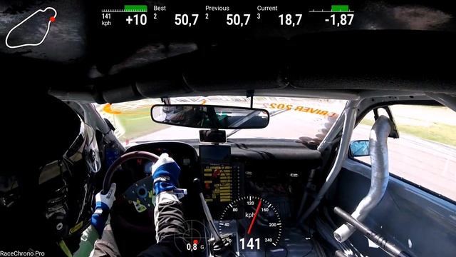 Mazda RX-7 20B at Falkenberg Raceway 2022 TimeAttack